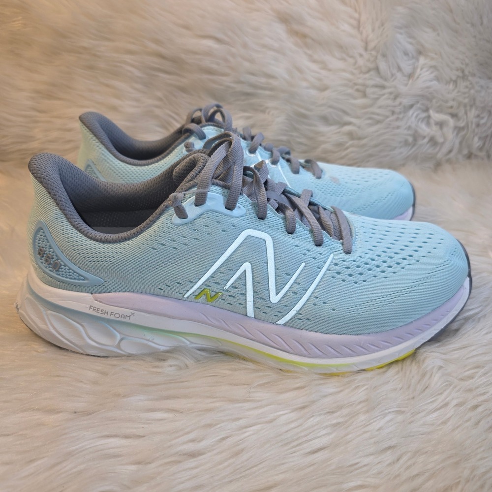 New Balance 860 v13 Women's 12 Men's 10.5 Blue W860M13 Fresh Foam Running